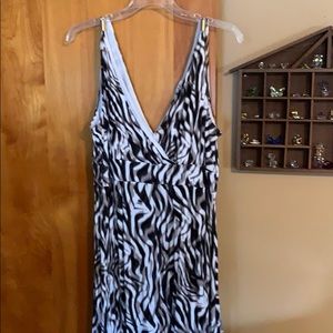 Jenifer Lopez V-neck maxi dress